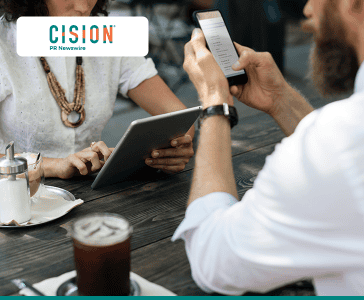 using trade-in mobile device and tablet at a coffee shop